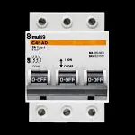 MERLIN GERIN 2 AMP TYPE 4 M4 TRIPLE POLE MCB CIRCUIT BREAKER C45AD 12019