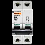 MERLIN D 32 MCB DOUBLE POLE 10kA CIRCUIT BREAKER C60HD 25718