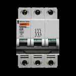 MERLIN GERIN 20 AMP CURVE C 10kA TRIPLE POLE MCB CIRCUIT BREAKER C60HC 25674