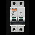 MERLIN GERIN 20 AMP CURVE D 10kA DOUBLE POLE MCB CIRCUIT BREAKER C60HD 25716