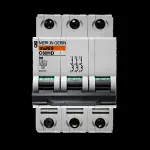 MERLIN GERIN 6 AMP CURVE D 10kA TRIPLE POLE MCB CIRCUIT BREAKER C60HD 25727