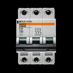 MERLIN GERIN 16 AMP CURVE D 10kA TRIPLE POLE MCB CIRCUIT BREAKER C60HD 25729