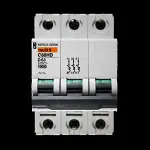 MERLIN GERIN 63 AMP CURVE D 10kA TRIPLE POLE MCB CIRCUIT BREAKER C60HD 25736