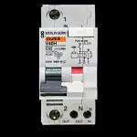 MERLIN GERIN 32 AMP CURVE C 10kA 30mA DOUBLE POLE RCBO TYPE AC 127V V40H 26898