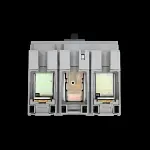 MERLIN GERIN 63 AMP 25kA DOUBLE POLE MCCB NS100N TM63D