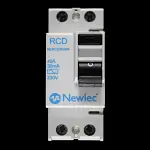NEWLEC 40 AMP 30mA DOUBLE POLE RCD TYPE AC NLRCD4030A