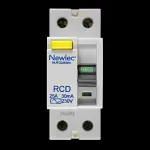 NEWLEC 25 AMP 30mA DOUBLE POLE RCD TYPE AC NLRCD2530A