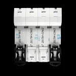 INDU-ELECTRIC C 63 MCB FOUR POLE 10kA CIRCUIT BREAKER 62000747