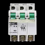 OTTERMILL 6 AMP M9 TRIPLE POLE MCB CIRCUIT BREAKER SYSTEM T G63P