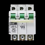 OTTERMILL 16 AMP TYPE 3 M9 TRIPLE POLE MCB CIRCUIT BREAKER SYSTEM T G163P
