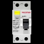 PECSTAR 63 RCCB DOUBLE POLE 30mA TYPE AC AUR1