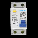 ROLEC 16 AMP CURVE B 6kA 30mA DOUBLE POLE RCBO TYPE AC VKL002
