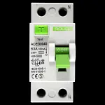ROLEC 63 RCD DOUBLE POLE 100mA TYPE AC ACEO0040
