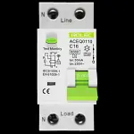 ROLEC 16 AMP CURVE C 6kA 30mA DOUBLE POLE RCBO TYPE A ACEQ0110