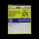 SQUARE D 0.23 - 0.36 AMP TRIPLE POLE THERMAL OVERLOAD RELAY 9065 TD0.23
