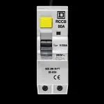 SQUARE D 80 AMP 30mA DOUBLE POLE RCCB RCD TYPE AC QOE 200 30 PT