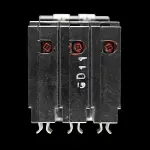 SQUARE D 15 AMP M3 TRIPLE POLE MCB CIRCUIT BREAKER QA