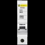 SQUARE D 63 AMP CURVE B 6kA MCB CIRCUIT BREAKER QOE QO163EB6