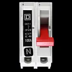 SQUARE D 100 AMP DOUBLE POLE MAIN SWITCH DISCONNECTOR QO1-100M