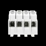 SQUARE D 100 AMP FOUR POLE MAINS SWITCH DISCONNECTOR QO4-100M