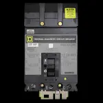 SQUARE D 100 MCCB TRIPLE POLE 18kA FA36100 SERIES 2