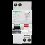 SCHNEIDER 32 AMP CURVE C 6kA 30mA DOUBLE POLE RCBO TYPE AC DPN N VIGI 19668