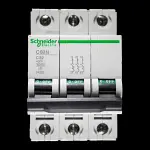 SCHNEIDER 32 AMP CURVE C 6kA TRIPLE POLE MCB CIRCUIT BREAKER C60N 24353