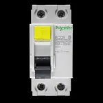 SCHNEIDER 63 AMP 30mA DOUBLE POLE RCCB RCD TYPE AC DOM63R30