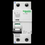 SCHNEIDER 63 AMP 30mA DOUBLE POLE RCCB RCD TYPE A-SI A9R61263 ILD ACTI9