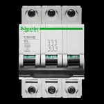 SCHNEIDER 2 AMP CURVE B 10kA TRIPLE POLE MCB CIRCUIT BREAKER C60HB 25866