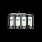 SCHNEIDER 400 AMP 50kA FOUR POLE MCCB WITHOUT TRIP UNIT NSX400N