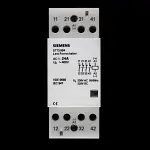SIEMENS 24 AMP FOUR POLE NC CONTACTOR 230 AC 220 DC COIL 5TT3804