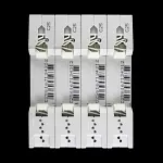 SIEMENS 25 AMP CURVE C 6kA FOUR POLE MCB CIRCUIT BREAKER 5SY6625-7 5SY66