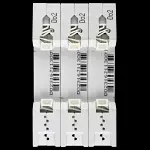 SIEMENS 2 AMP CURVE D 6kA TRIPLE POLE MCB CIRCUIT BREAKER 5SY6302-8 5SY63