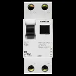 SIEMENS 16 AMP CURVE B 6kA 30mA DOUBLE POLE RCBO 110V 5SU3