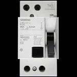 SIEMENS 80 AMP 30mA DOUBLE POLE RCCB RCD TYPE AC 5SM3 317-0