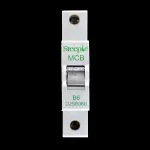 STEEPLE B 6 MCB 6kA CIRCUIT BREAKER D2SB06B WC