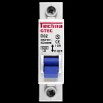 TECHNA 32 AMP CURVE B 6kA MCB CIRCUIT BREAKER GTEC GTEC1B32