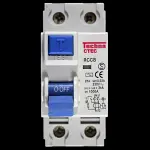 TECHNA 25 AMP 30mA DOUBLE POLE RCCB RCD TYPE AC CTEC CTEC-225-030