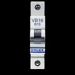 VOLEX 16 AMP CURVE B 6kA MCB CIRCUIT BREAKER VB16 BLACK CLIP