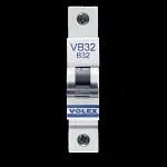 VOLEX 32 AMP CURVE B 6kA MCB CIRCUIT BREAKER VB32 BLACK CLIP