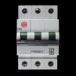 WYLEX 32 AMP CURVE C 10kA TRIPLE POLE MCB CIRCUIT BREAKER PSB332-C