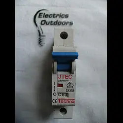 TECHNA 63 AMP CURVE C 10kA MCB CIRCUIT BREAKER 230/400V JTEC