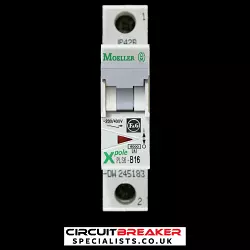 MOELLER 16 AMP CURVE B 6kA MCB CIRCUIT BREAKER XPOLE PLS6-B16