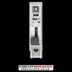 SQUARE D 45 AMP TYPE 1 M6 MCB CIRCUIT BREAKER QOE