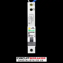 MAGNUSS 6 AMP CURVE B 6kA 30mA RCBO RCD MCB MAGRCB01