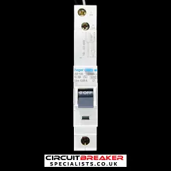 HAGER 32 AMP CURVE C 6kA 30mA RCBO TYPE AC 104284 AD125
