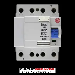 WYLEX 32 RCD FOUR POLE 30mA TYPE AC WRS32/4 STOTZ