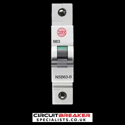 WYLEX 63 AMP CURVE B 6kA MCB CIRCUIT BREAKER NSB63-B