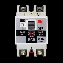 WYLEX 100 AMP 30mA DOUBLE POLE RCD WSES 100/2